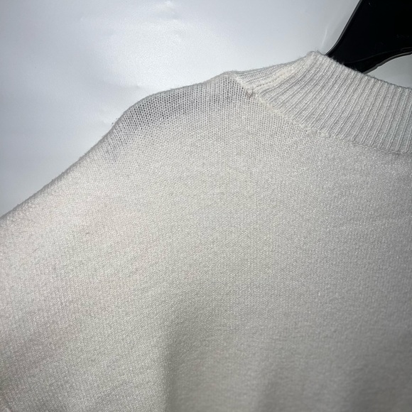 Philosophy Sweater Women’s Medium White Soft Viscose Blend Long Sleeve NWT - Picture 11 of 15